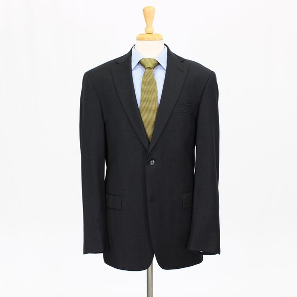 Hart Schaffner Marx Other - Hart Schaffner Marx 42L Gray Solid 2-Button Sport Coat Blazer Jacket B785
